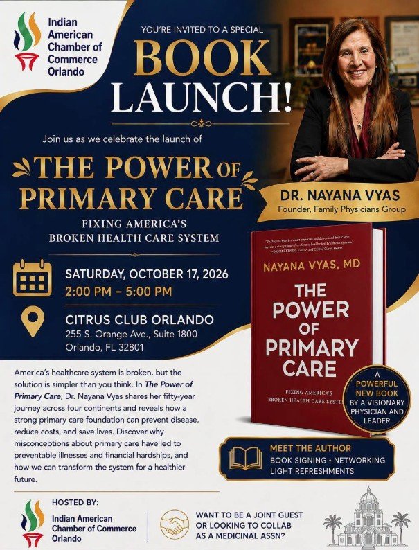 Book Launch: The Power of Primary Care by Dr. Nayana Vyas