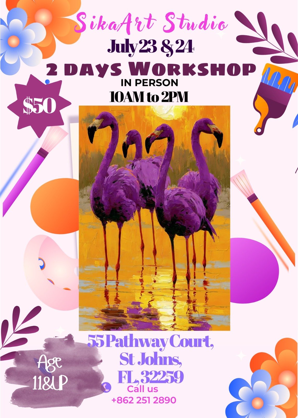 SikaArt Studio — Two-Day Art Workshop