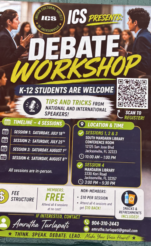 ICS Debate Workshop for K–12 Students