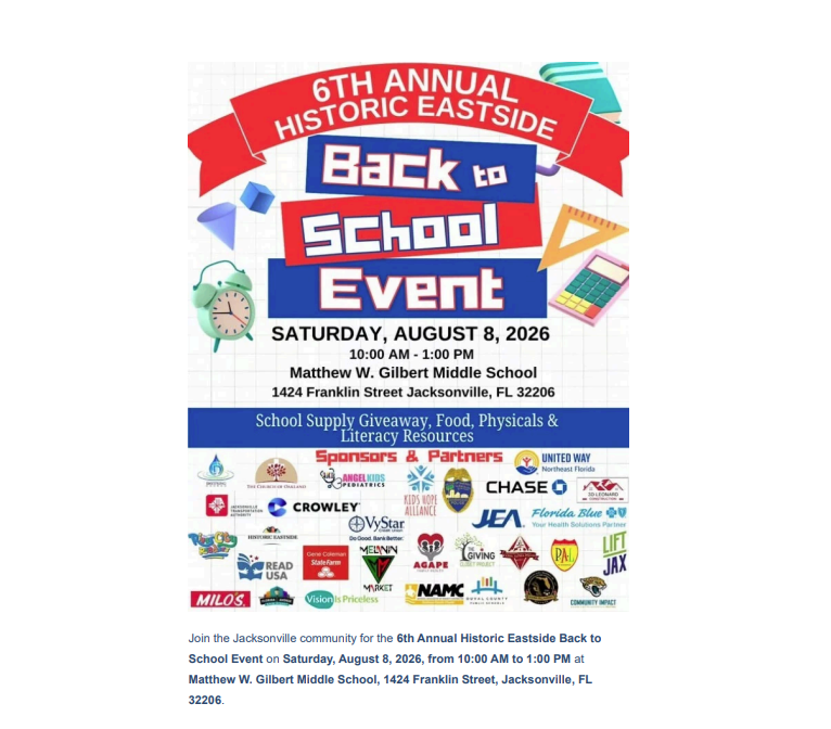 6th Annual Historic Eastside Back to School Event
